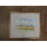 John R Pretty, 20th Century watercolour, East Anglia view