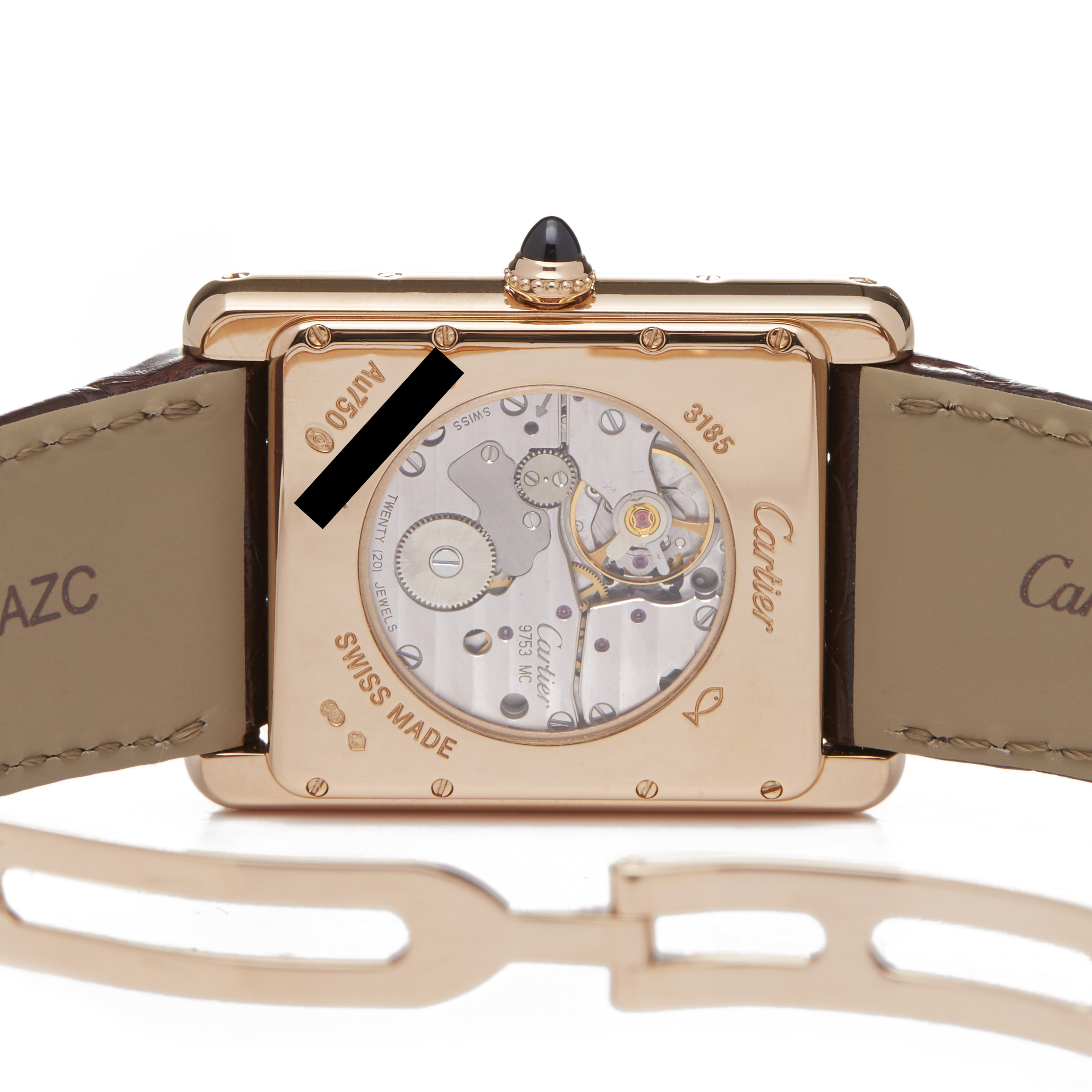 Cartier Tank Louis Cartier Big Date Lc 