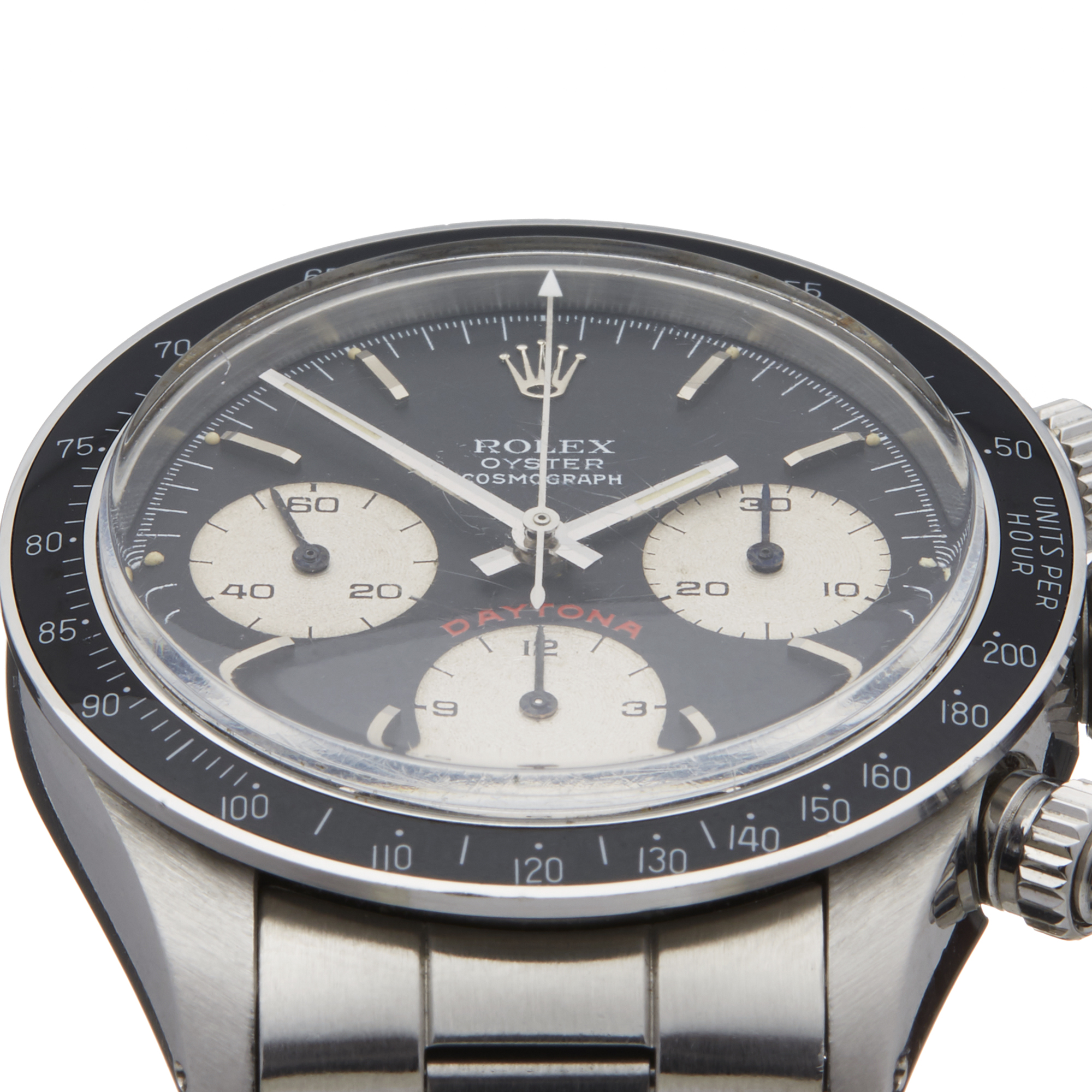 Rolex Daytona Big Red Cosmograph Stainless Steel - 6263 - Image 8 of 9