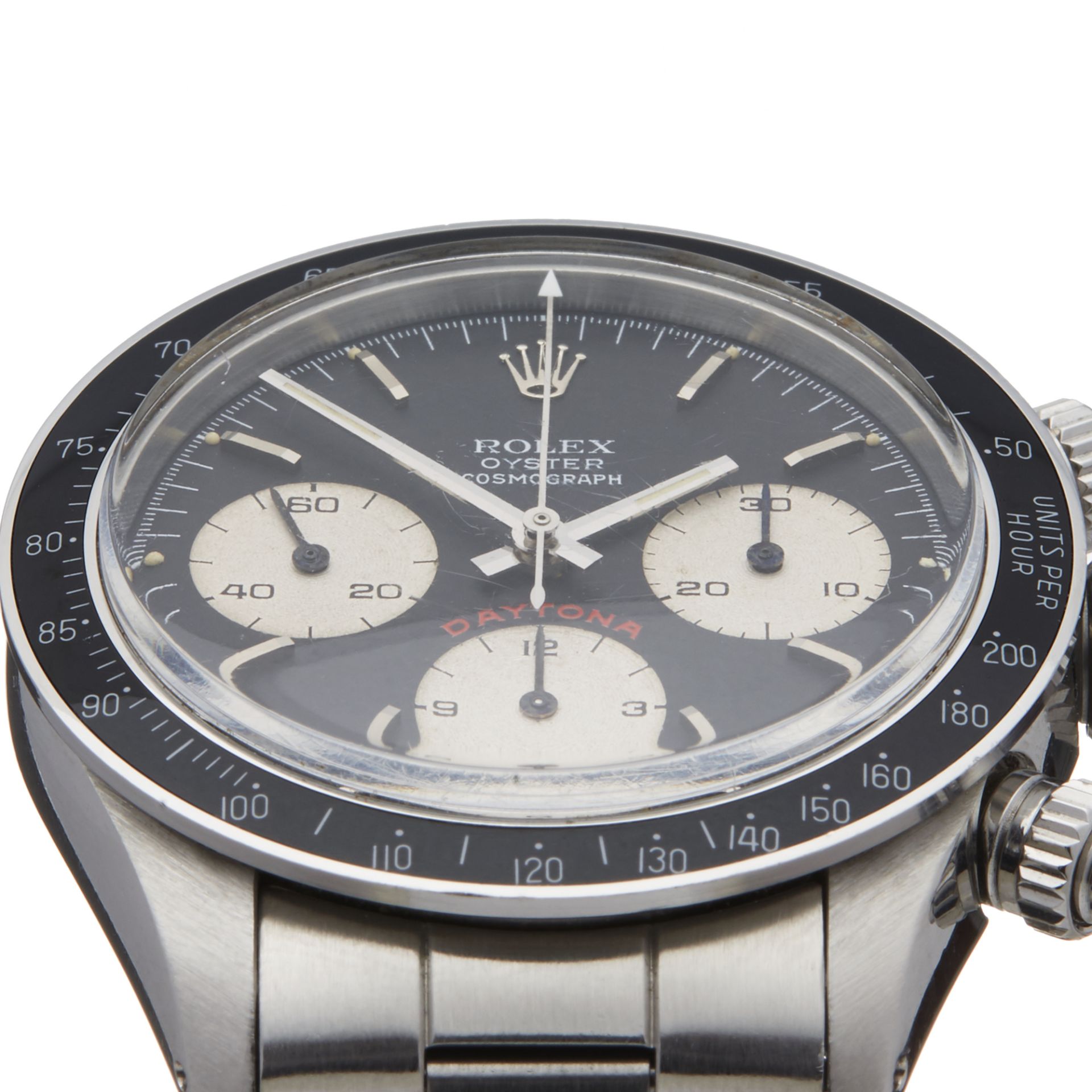 Rolex Daytona Big Red Cosmograph Stainless Steel - 6263 - Image 8 of 9