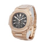 Patek Philippe Nautilus Chronograph 18k Rose Gold - 5980/1R-001