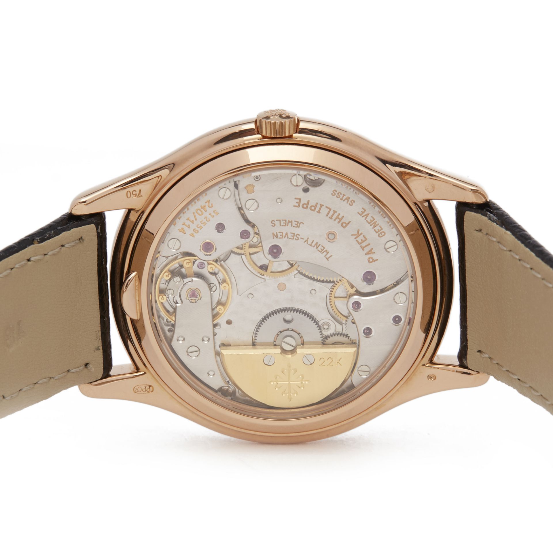 Patek Philippe Perpetual Calendar Porcelain Dial 18k Rose Gold - 3940 - Image 2 of 6