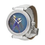 Cartier Pasha de Cartier Enamel Dial 18k White Gold - 3142L