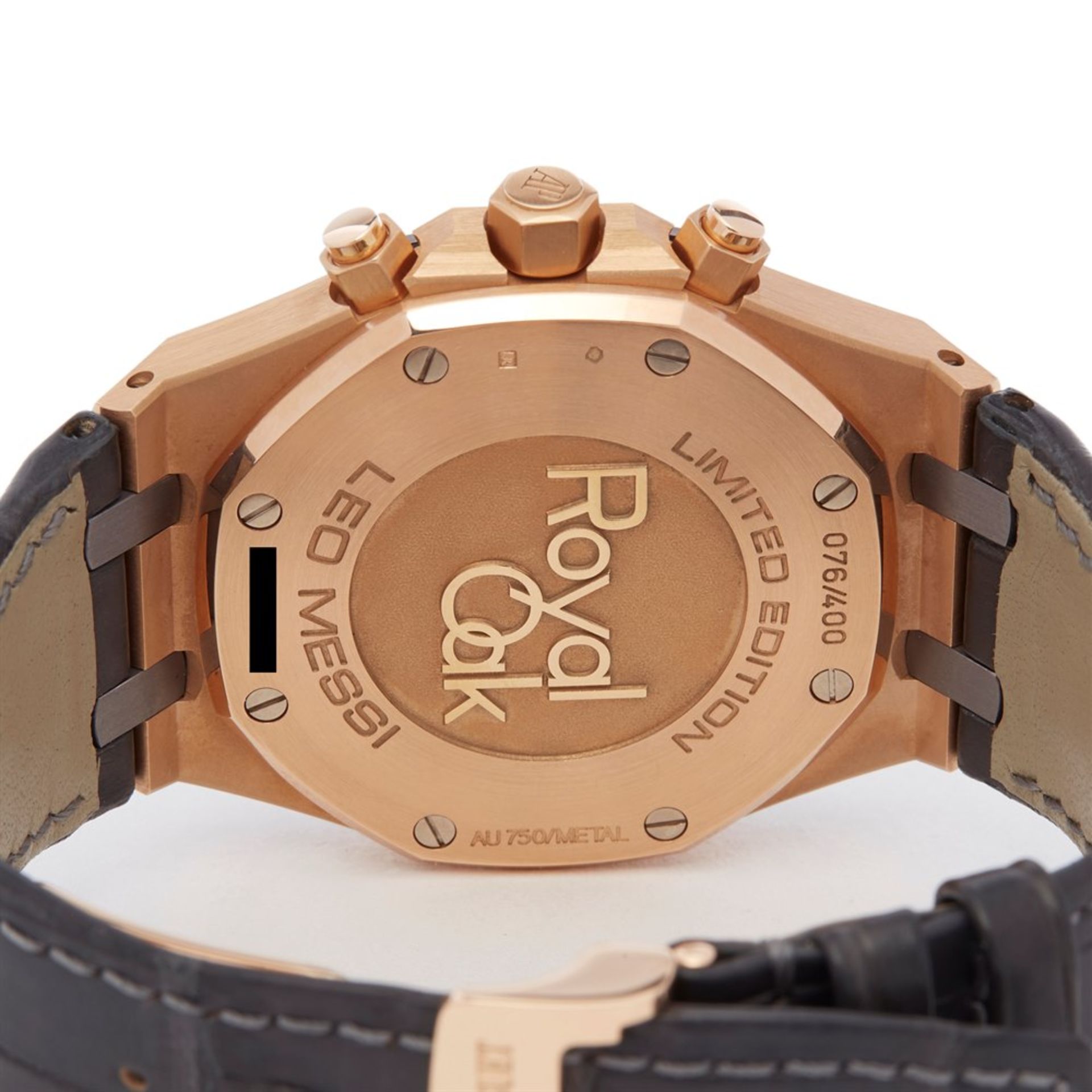 Audemars Piguet Royal Oak Leo Messi Chronograph Rose Gold & Titanium - 26325OL.OO.D005CR.01 - Image 6 of 7