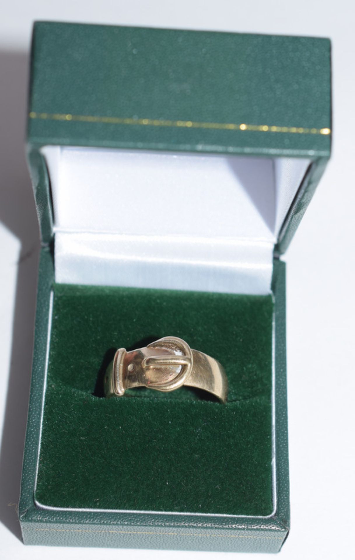 Gent's 9ct Gold Buckle Ring