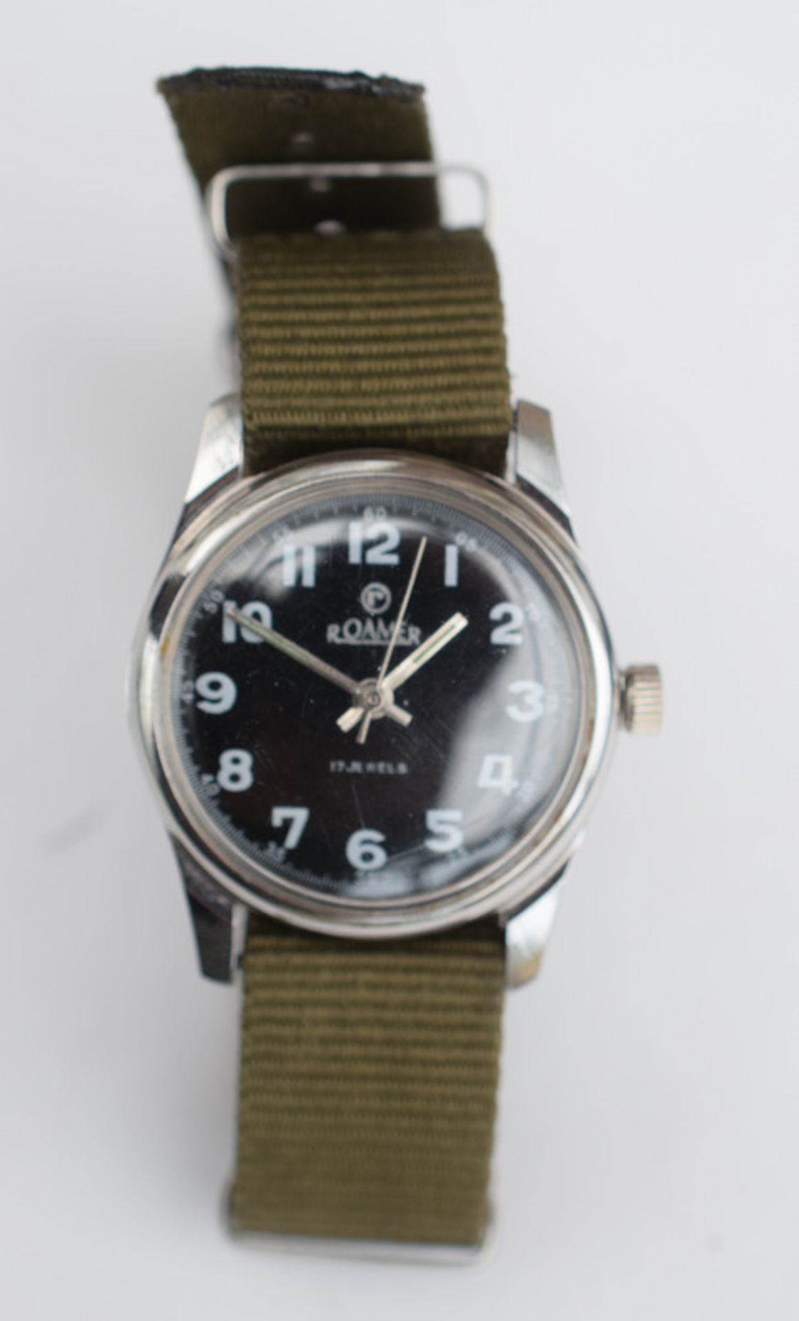 Roamer 17 Jewels Military Style Watch - Image 2 of 4