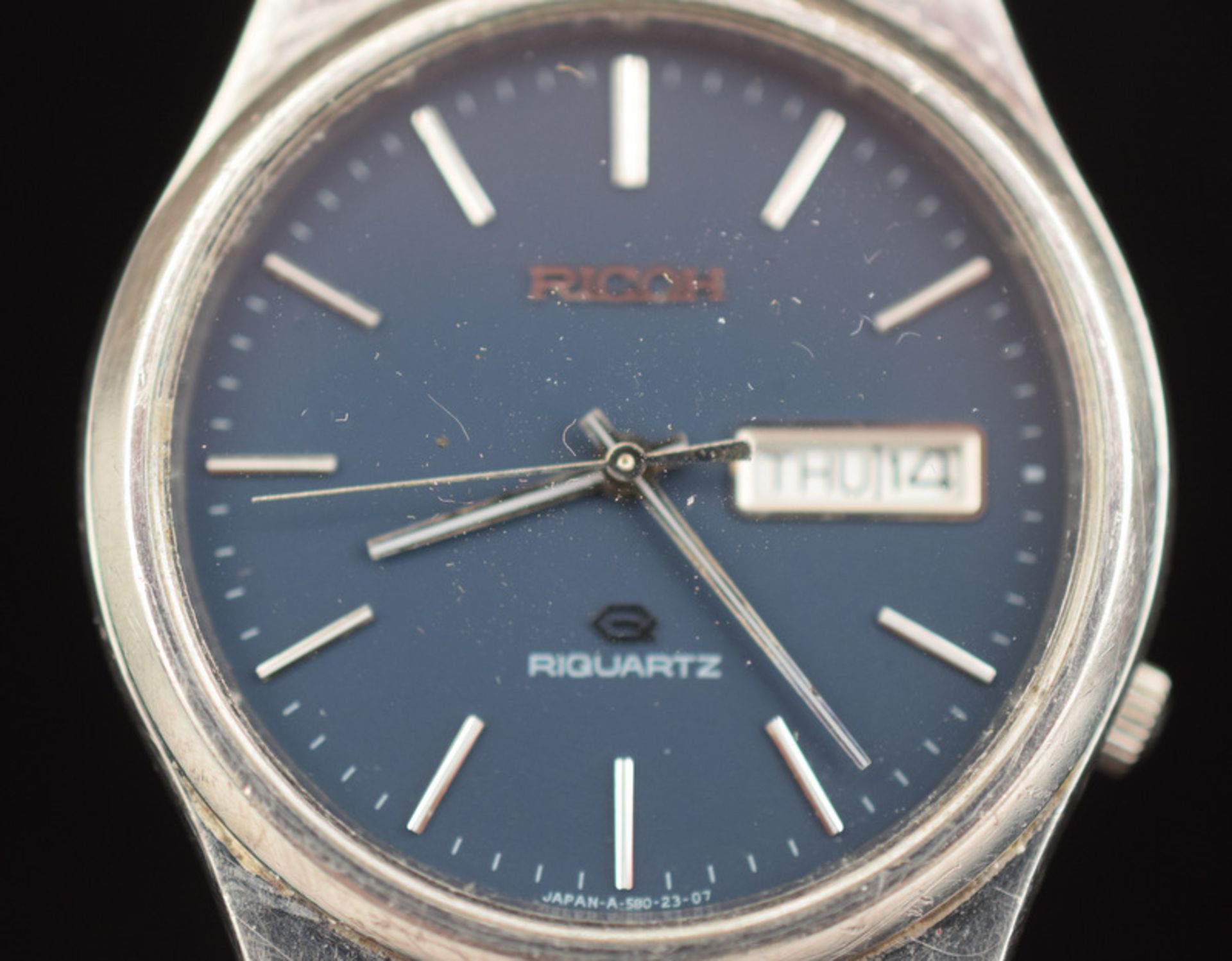 Ricoh Blue Dial Quartz Watch