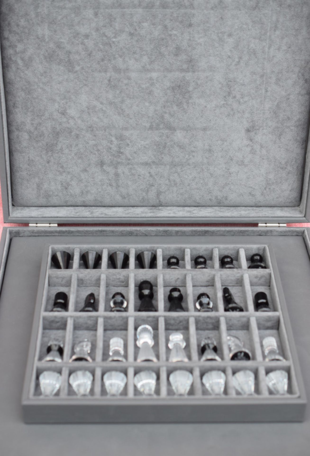 Swarovski Silver Crystal Chess Set Like New In Box - Image 10 of 10