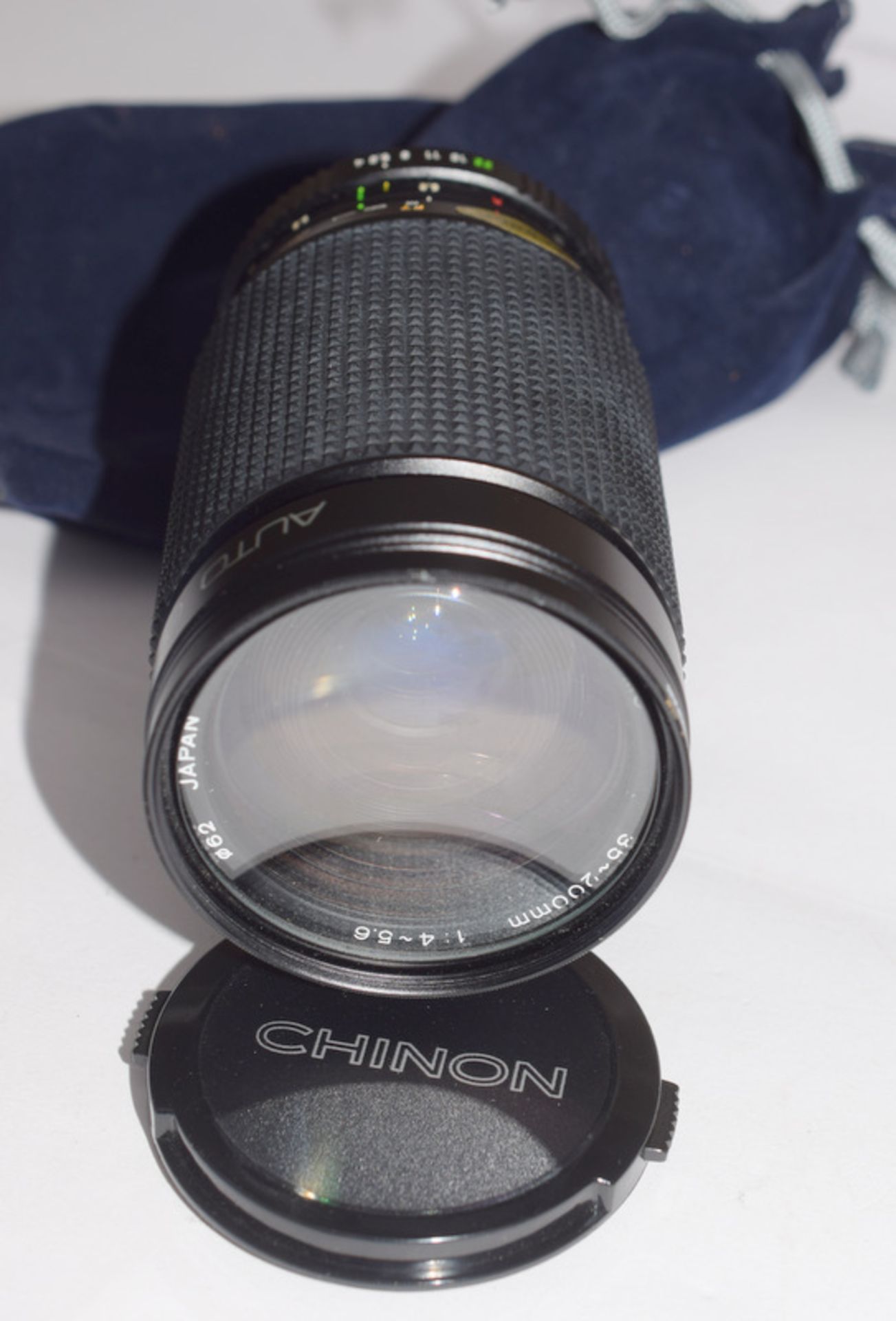 Auto Chinon Zoom Lens In Soft Case