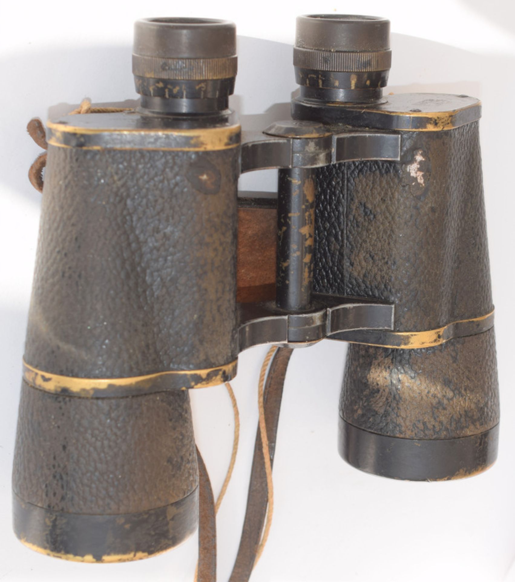 Dienstglas MkM German Military Binoculars WW2 18X50 With Leather Case - Image 7 of 8