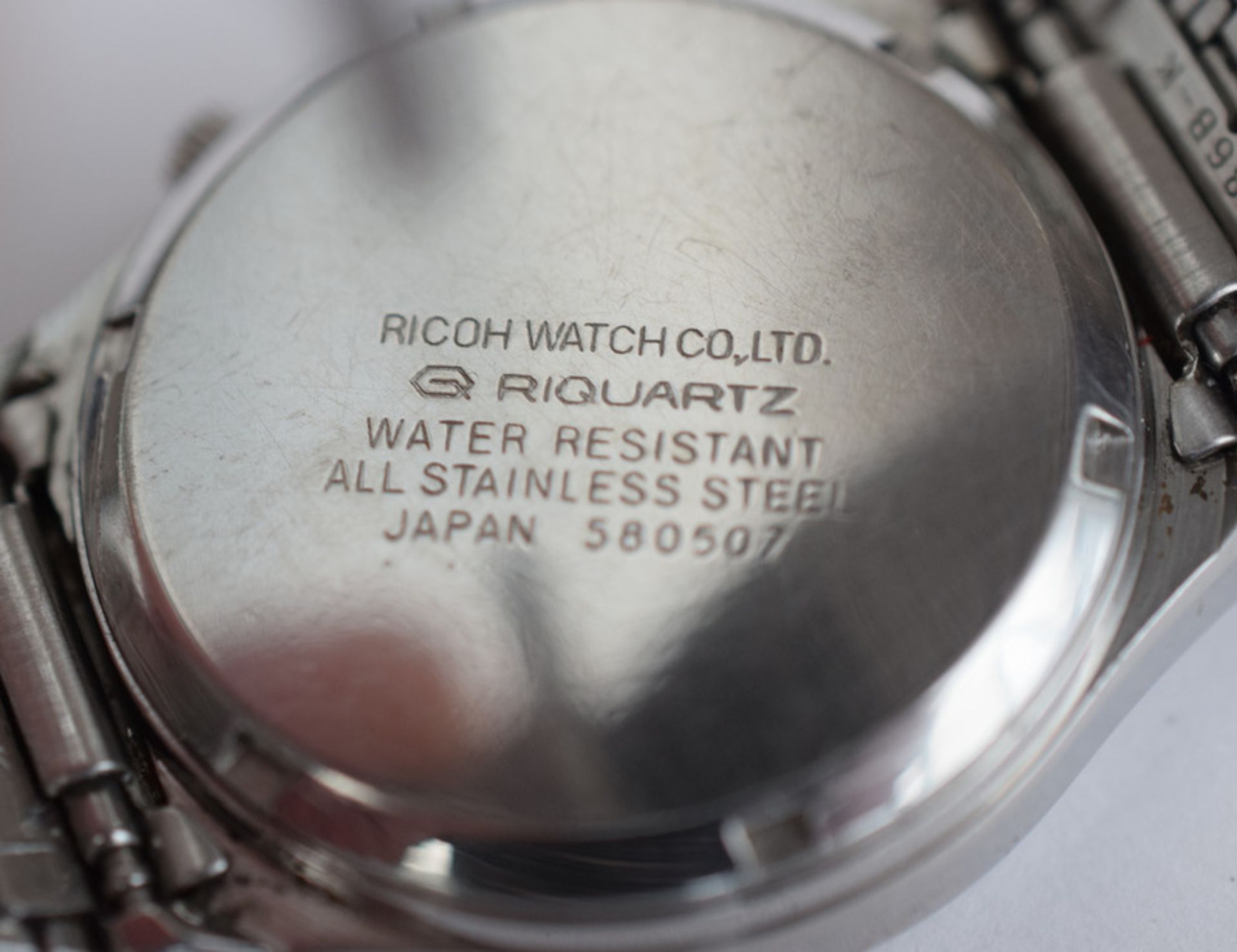 Ricoh Blue Dial Quartz Watch - Image 4 of 4