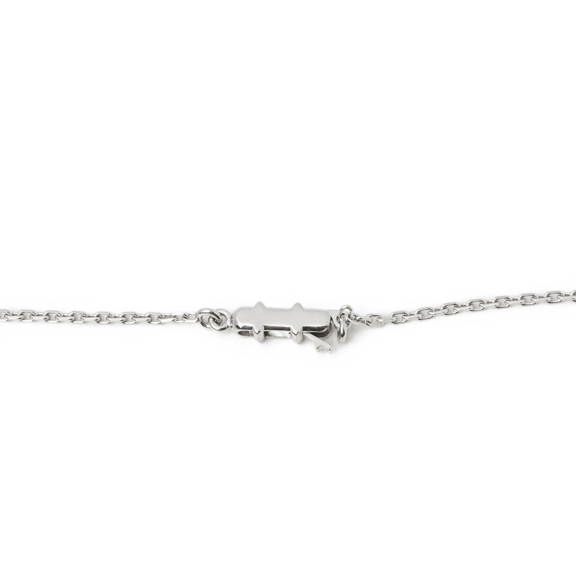 Cartier 18k White Gold Diamond Le Baiser Du Dragon Pendant Necklace - Image 5 of 8