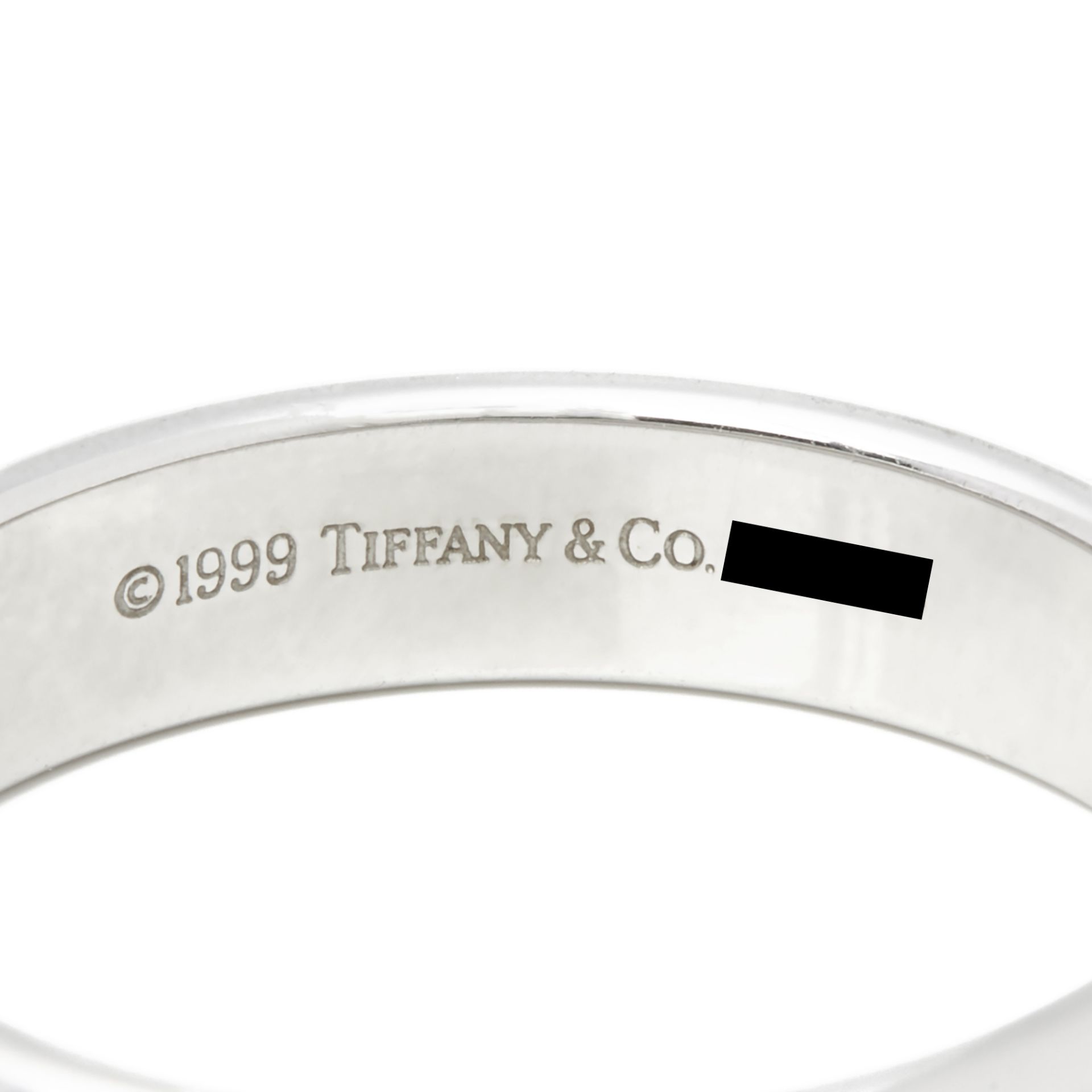 Tiffany & Co. Platinum 4.5mm Lucida Wedding Band - Image 2 of 5