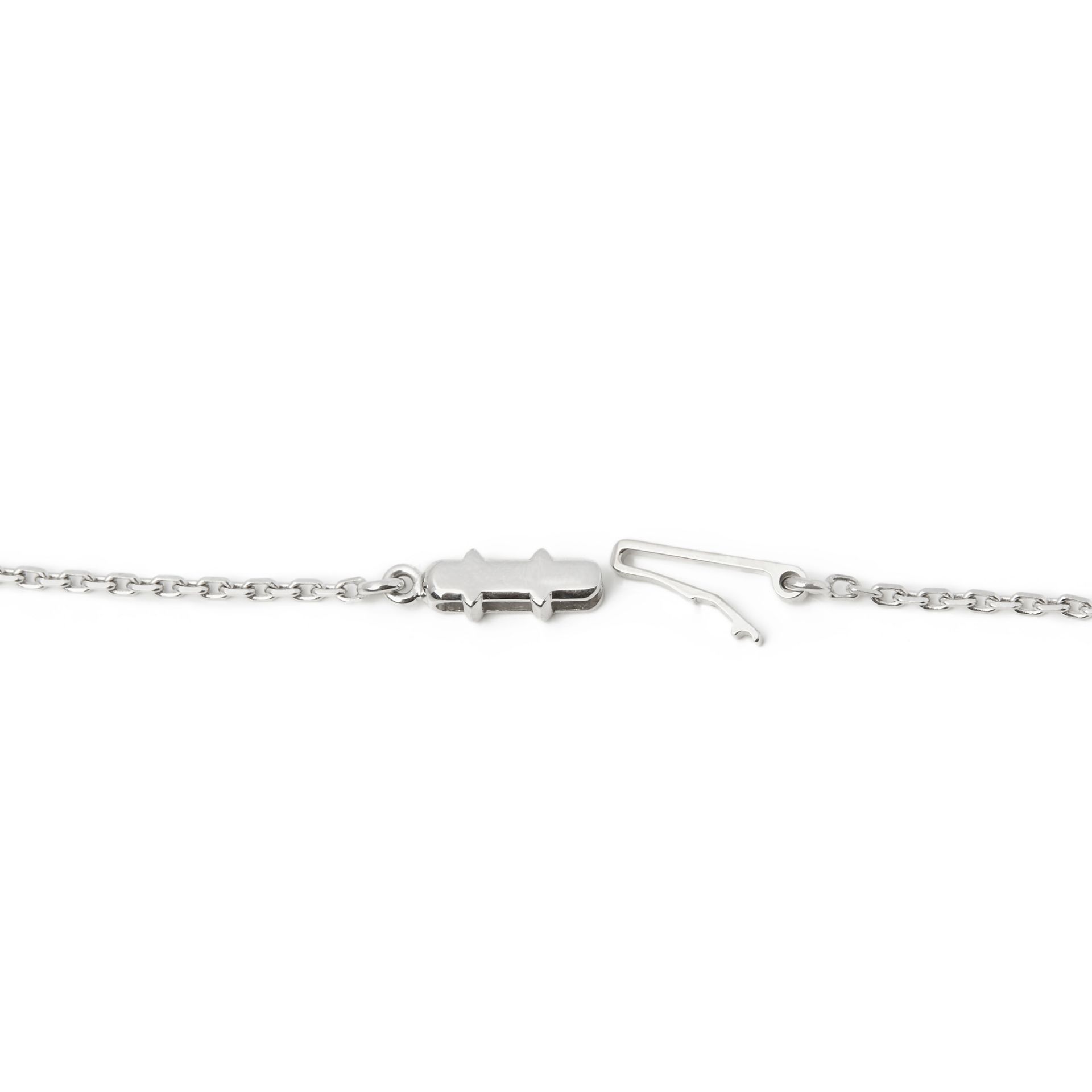 Cartier 18k White Gold Diamond Le Baiser Du Dragon Pendant Necklace - Image 4 of 8