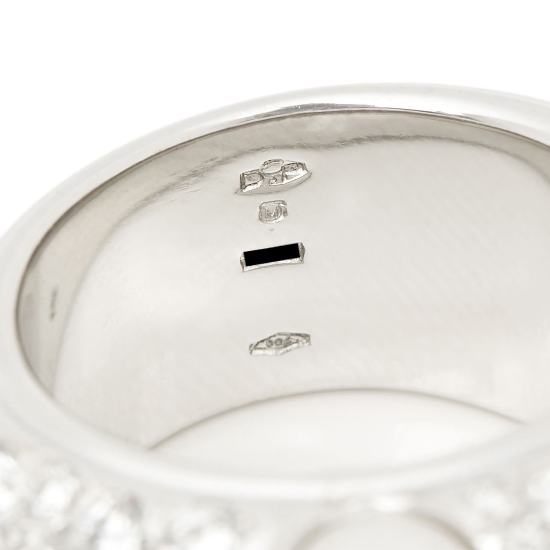 Mikimoto 18k White Gold Akoya Pearl & Diamond Cocktail Ring - Image 5 of 7