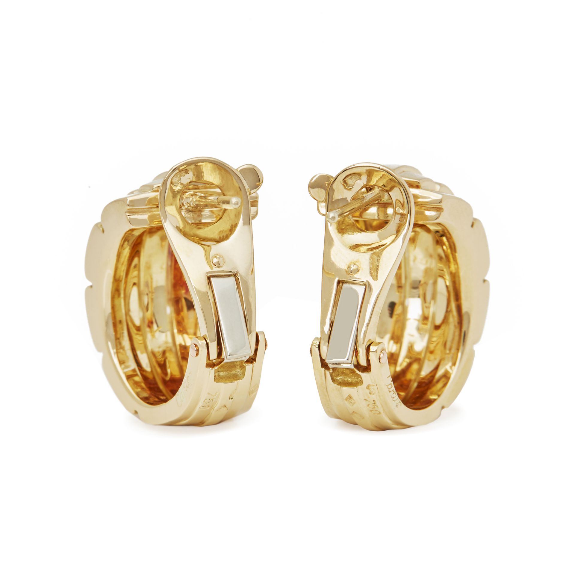 Cartier 18k Yellow Gold Maillon Panthère Earrings - Image 8 of 10