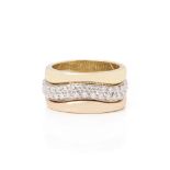 Cartier 18k Yellow, White & Rose Gold Stackable Rings