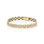 Cartier 18k Yellow & White Gold Maillon Panthère Bracelet