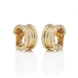 Bulgari 18k Yellow Gold B.Zero 1 Earrings