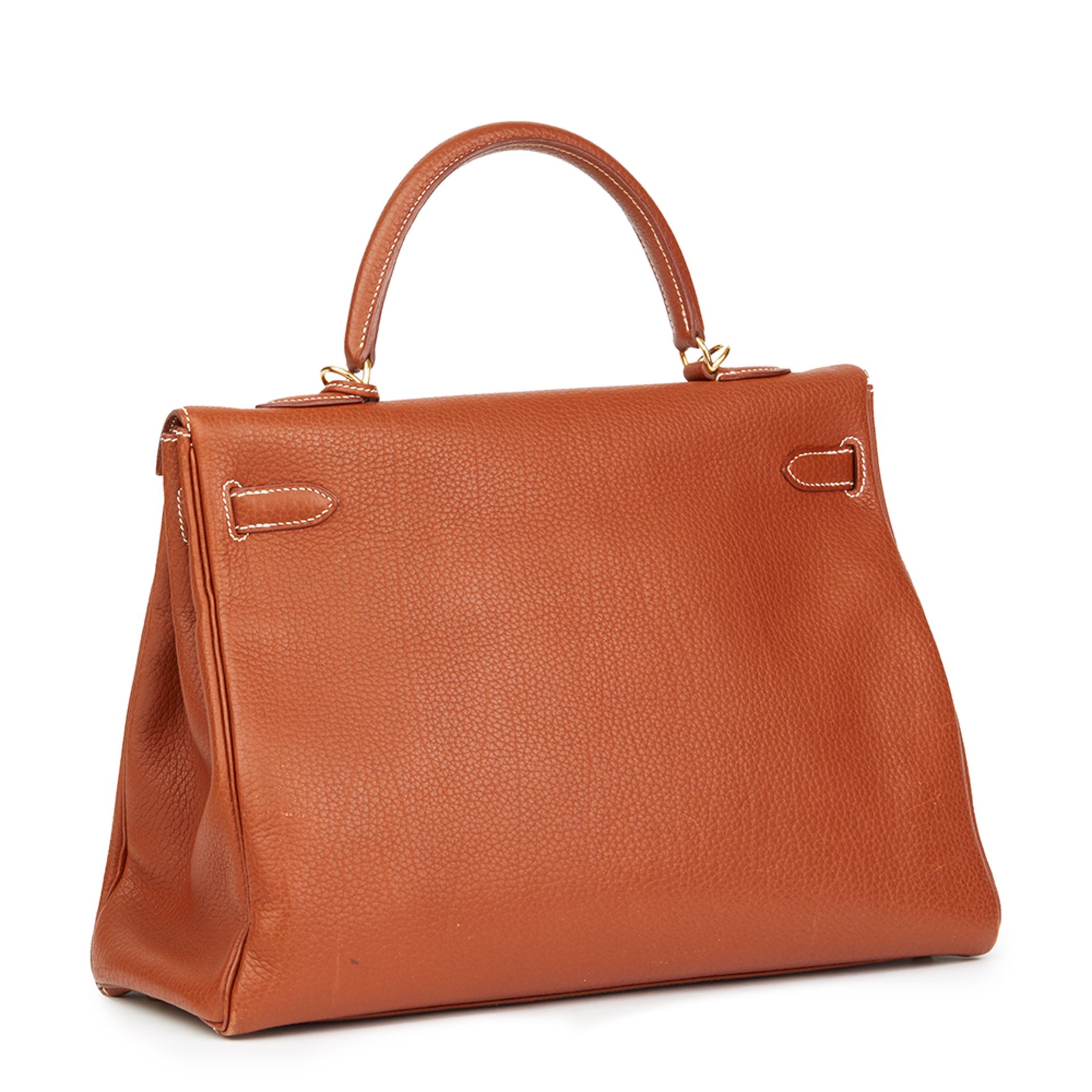 Hermés Brique Togo Leather Kelly 32cm Retourne - Image 7 of 9