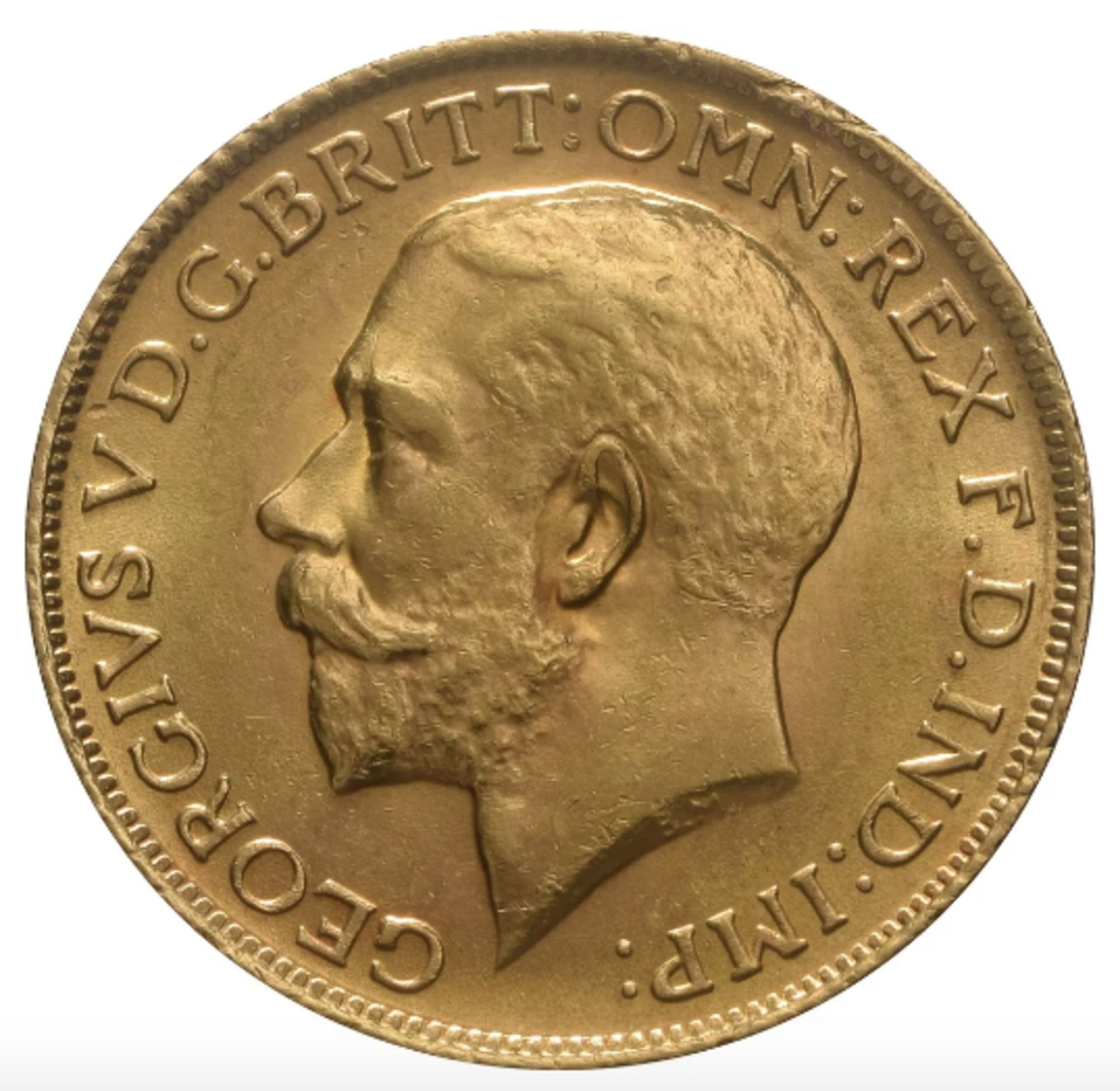 1914 - Full Gold Sovereign - King George V - London - Image 2 of 2