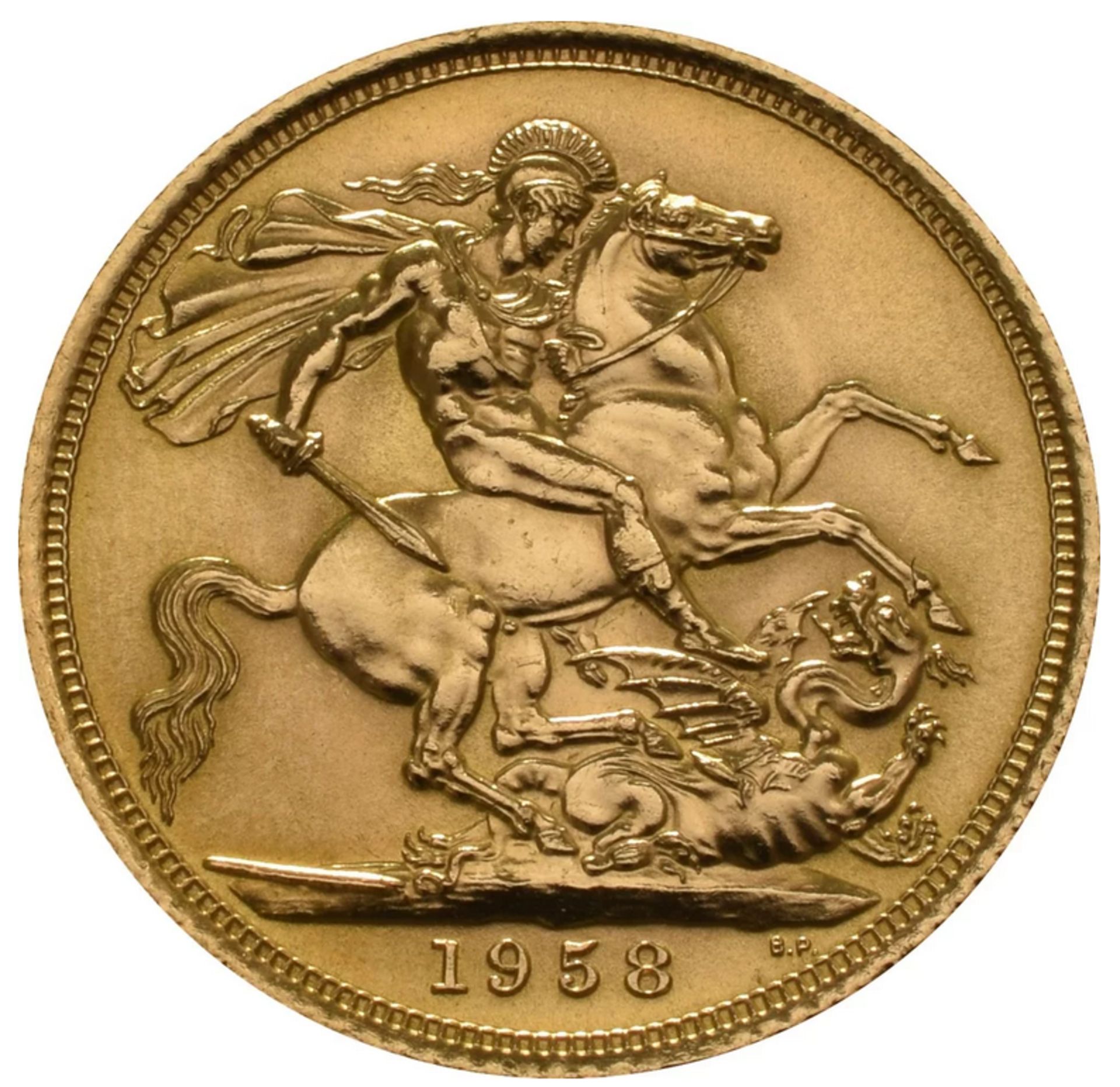 1958 - Queen Elizebeth - Gold Sovereign.