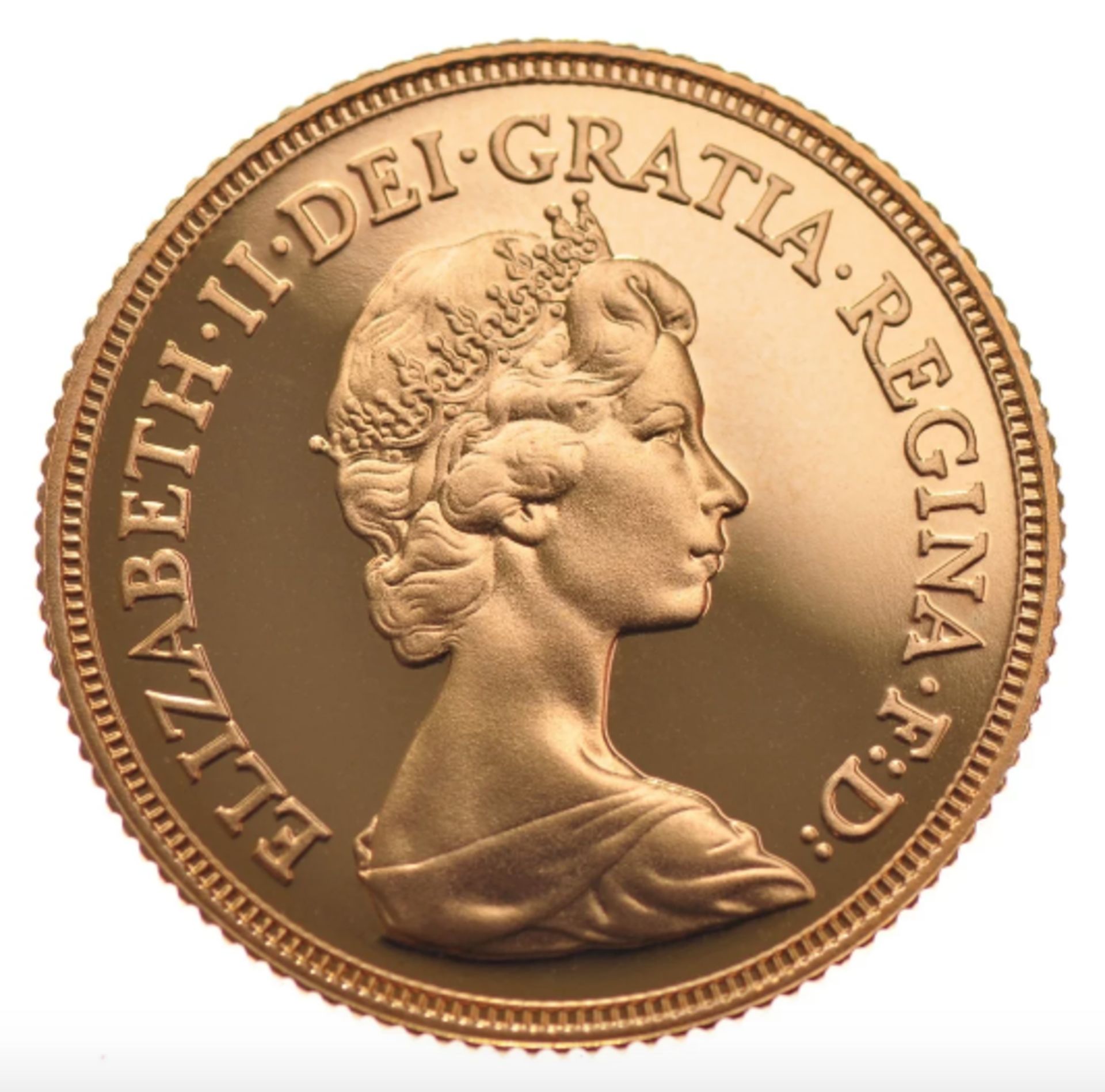 1982 - Half Sovereign - Elizabeth II Decimal Proof - Image 2 of 2