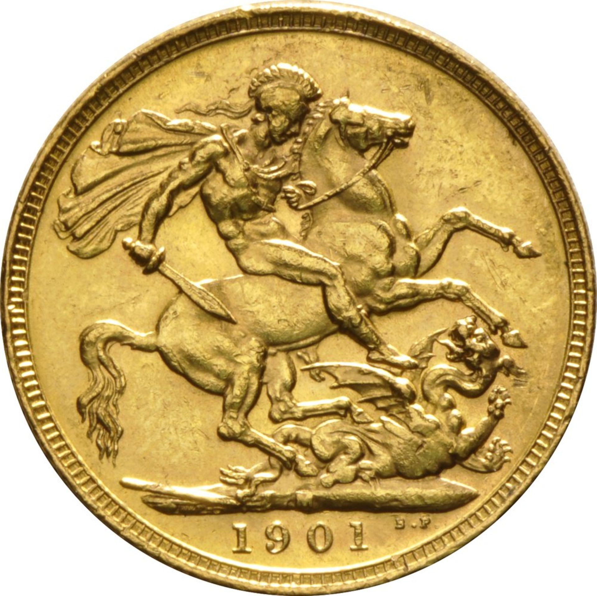 1958 - Queen Elizebeth - Gold Sovereign. - Image 2 of 2