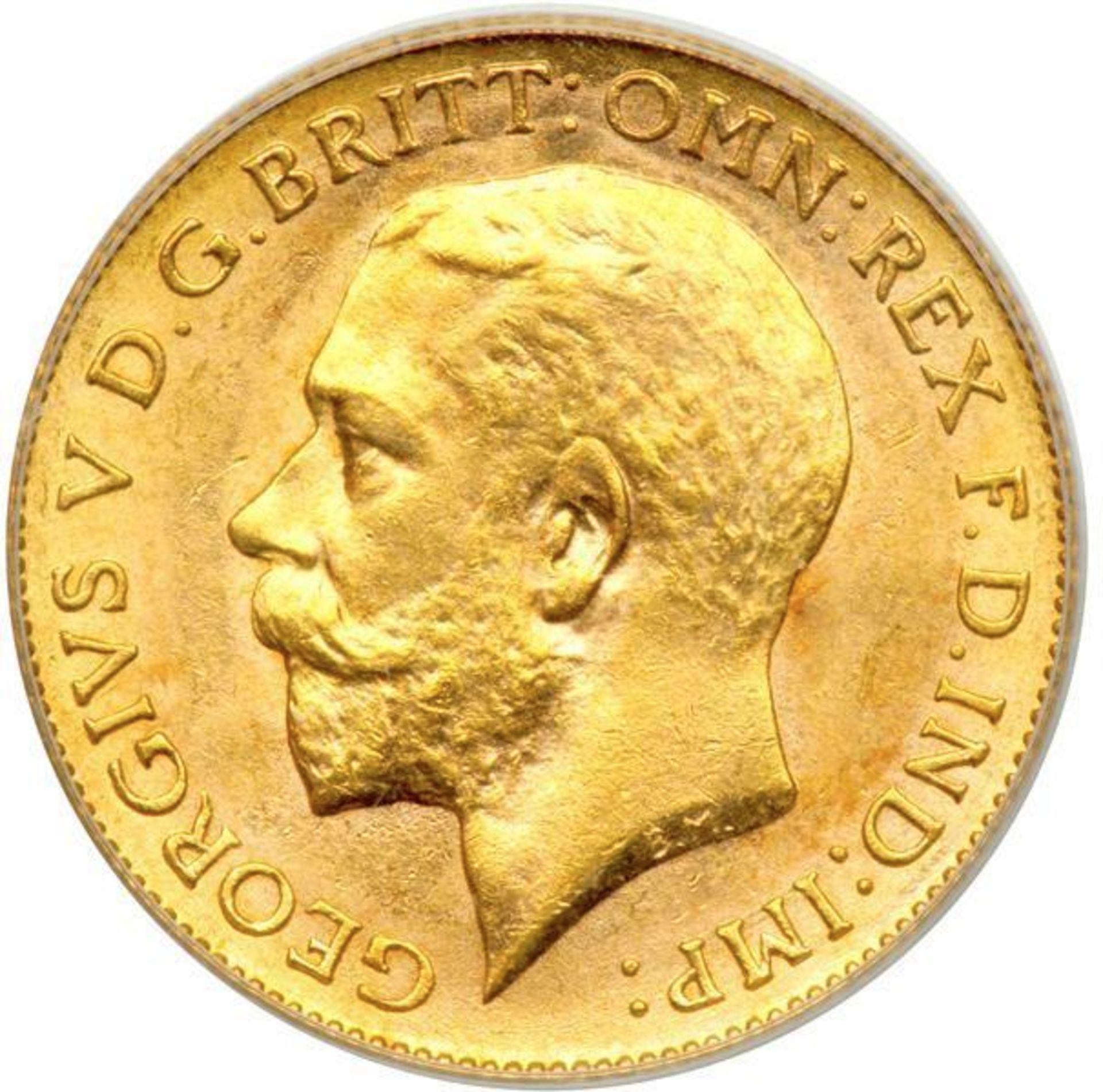 1918 - Half Sovereign - King George V - EXTREMELEY RARE - Valuation £12000 - £16000