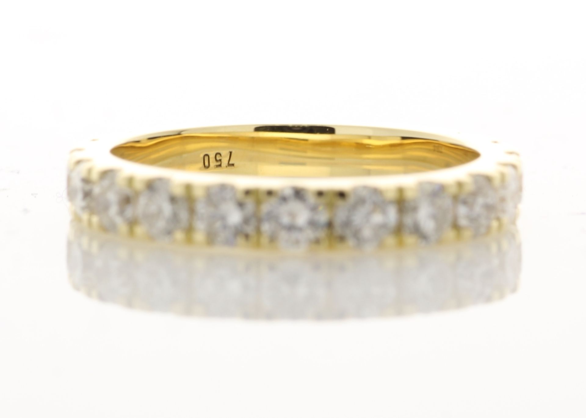 18ct Yellow Gold eternity Ring 1.59 - Image 2 of 2