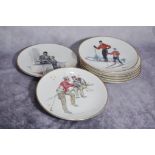 7 Norman Rockwell Ltd edition plates