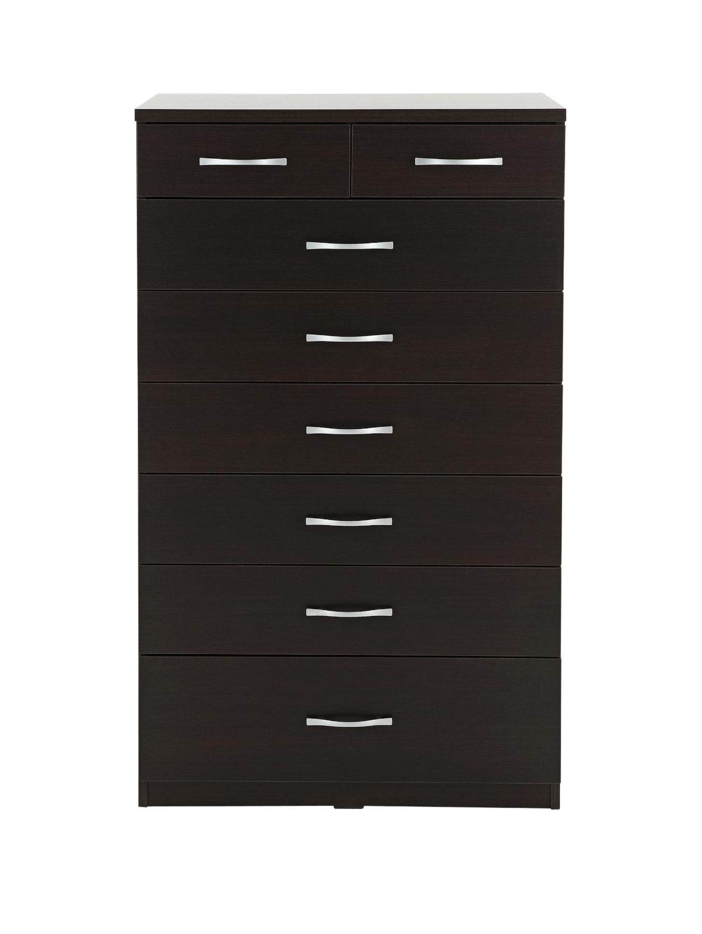 Boxed Item Peru 8 Drawers Chest [Espresso] 124X70X40Cm Rrp:£250.0