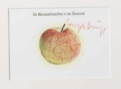 Beuys, Joseph (1921-1986), "Die Wärmezeitmaschine in der Ökonomie", Multiple, re. ob.sign., rs. dat.