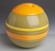 Kugelservice "La Boule", Villeroy & Boch (1971), Speisegeschirr in Gelb, Grün u. Orange,bestehend