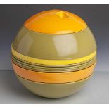 Kugelservice "La Boule", Villeroy & Boch (1971), Speisegeschirr in Gelb, Grün u. Orange,bestehend