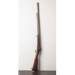 Percussionsgewehr Mutzig Mle 1822, apptiertes Schloss, auf d. Platte sign., Mre Rle deMutzig, ,