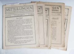 Fünf Zeitungen, "Mitteilungen des Vereins der Offiziere des ehemaligen 2.Rhein.Feldartillerie-