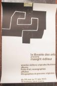 Chillida, Eduardo (1924-2002), Veranstaltungsplakat "la librairie des arts présente