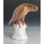 Figurine, Adler, Goebel, blaue Manufakturmarke, Entwurf Valdemar Andersen (1875-1928), amSockel