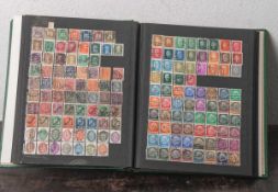 Sammlung Briefmarken, gelaufen, Deutsches Reich und Grossdeutsches Reich, 1 Album, ca.1400 Marken.