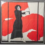 Plakat, Rosa Luxemburg, von Karl Maria Stadler, Schumann München, Grafik zum Frauentag 8.März