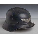 Deutscher Stahlhelm (2. WK), Sicherheits-Hilfsdienst SHD bzw. Luftschutzpolizei, StahlhelmM46 mit