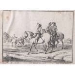 Ridinger, Johann Elias (1698-1767) nach Rugendas, Georg Philipp (wohl, 1666-1742),Kupferstich. Ca.