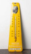 Emailschild mit Thermometer (Veith), B. F. Goodrich, bez. "Reifen von Weltrang", FerroEmail