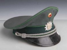 Alte Polizeimütze (Rheinland-Pfalz), Herst. Friedr. Schweitzer Koblenz-Niederberg,