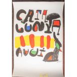 Miró, Joan (1893-1983), "Catalunya Avui" (1981), Farbplakat/Lithographie,Ausstellungsplakat,