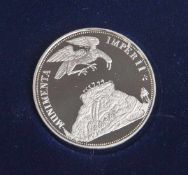 Großer Berliner Schautaler von 1678, Replik, Deutschland 1990, Silber 500/1000, 11,2 gr.,DM. 30,1