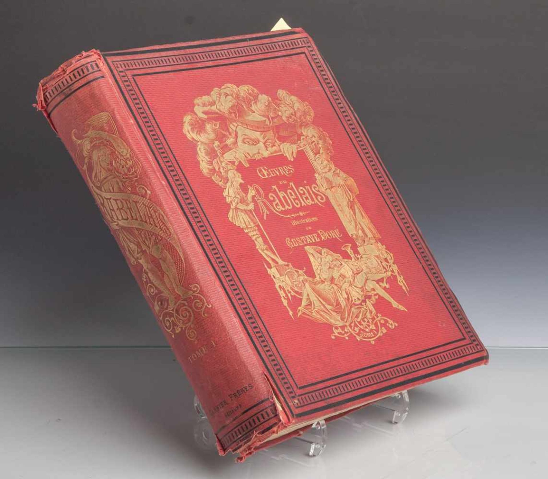 "Oeuvres de Rabelais. Illustrations de Gustave Doré", Garnier Frères éditeurs, Band 1.Einband