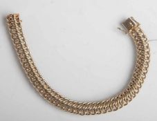 Armband, Gelbgold 585, L. ca. 20,5 cm, ca. 21 gr.