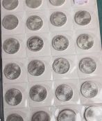 27 Sondermünzen, Bundesrepublik Deutschland, 10 DM, verschiedene.